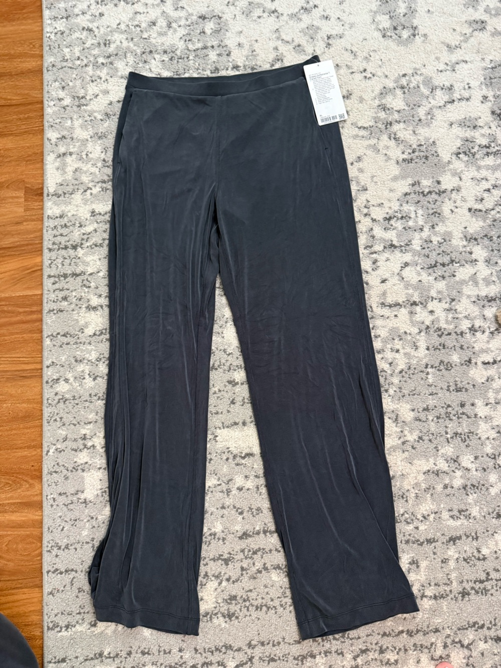 lululemon athletica Black Wide-Leg Lounge Pants